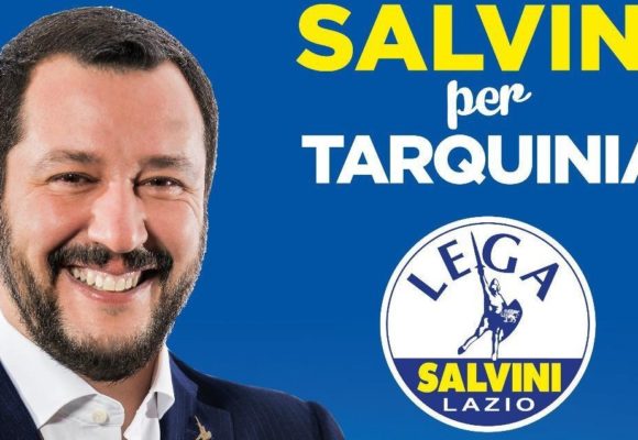 Matteo Salvini il primo maggio a Tarquinia per incontrare i cittadini