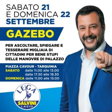 Il 21 e 22 settembre gazebo in piazza Cavour per ascoltare i cittadini